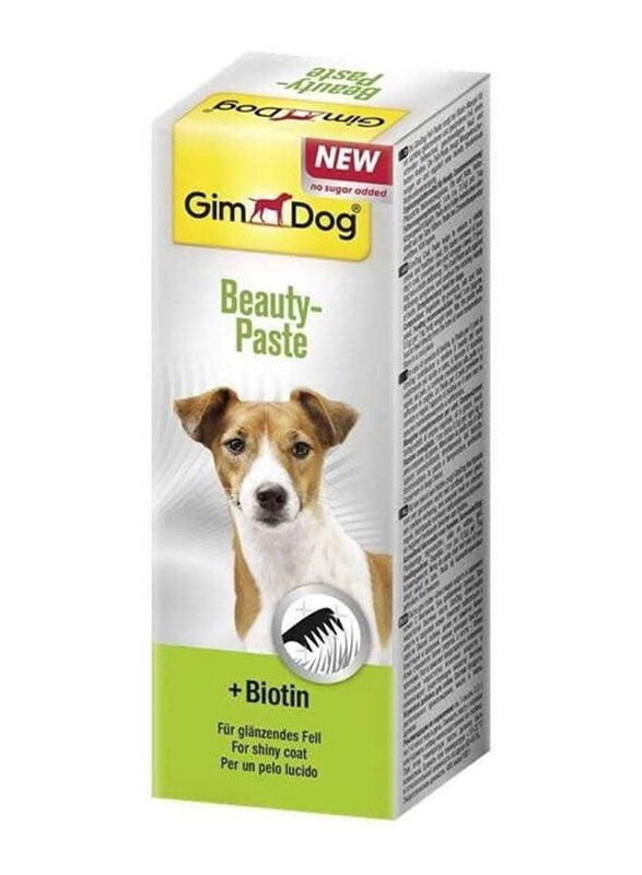 

GimDog Beauty Paste Complimentary Feed with Biotin for Dogs with Shiny Coats, 50g, Multicolour