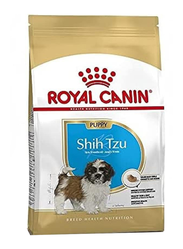 Royal Canin Breed Health Nutrition Shih Tzu Junior Dog Dry Food for Up to 10 Months Dogs, 1.5 Kg