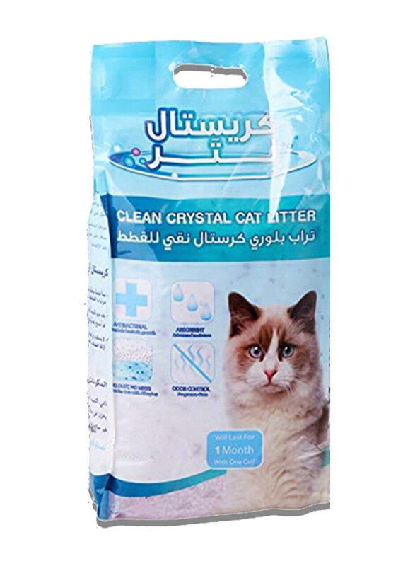

Crystal Litter Cat Clean Crystal Litter, 4.15 Kg, Multicolour