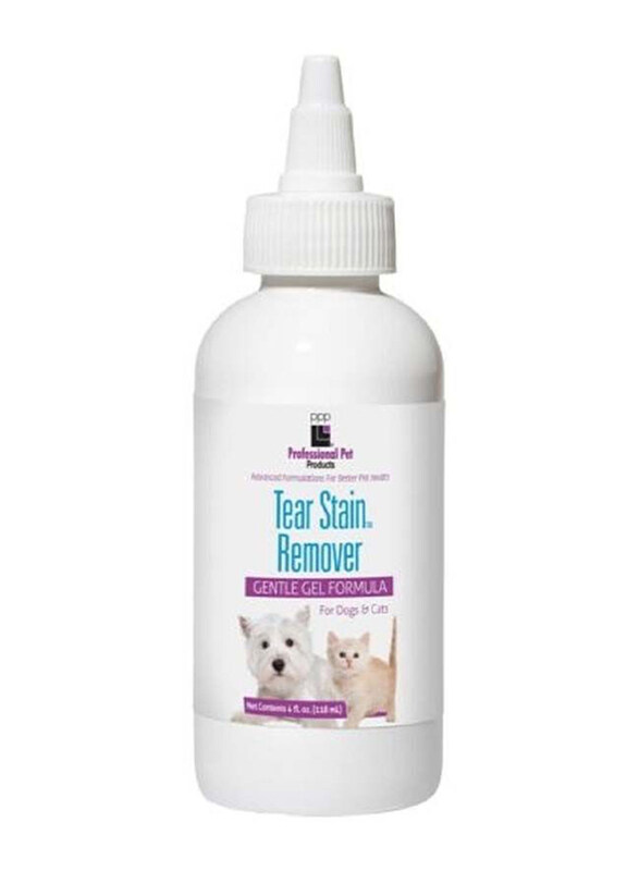 

Professional Pet Product Tear Stain Remover for Cats & Dogs, 118ml, White