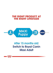 Royal Canin Maxi Puppy Dry Food for Up to 0-15 Months & 26-44kg Dogs, 4 Kg