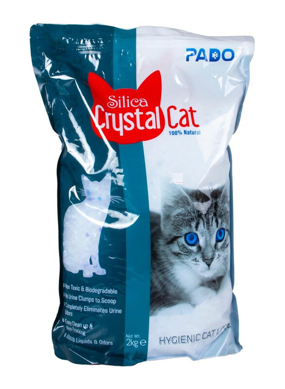 

Pado Silica Crystal Hygienic Cat Cat Litter, 2 Kg, White