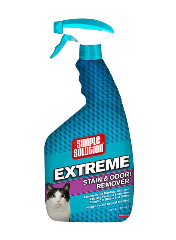 

Simple Solution Extreme Stain & Odour Remover for Cats, 945ml