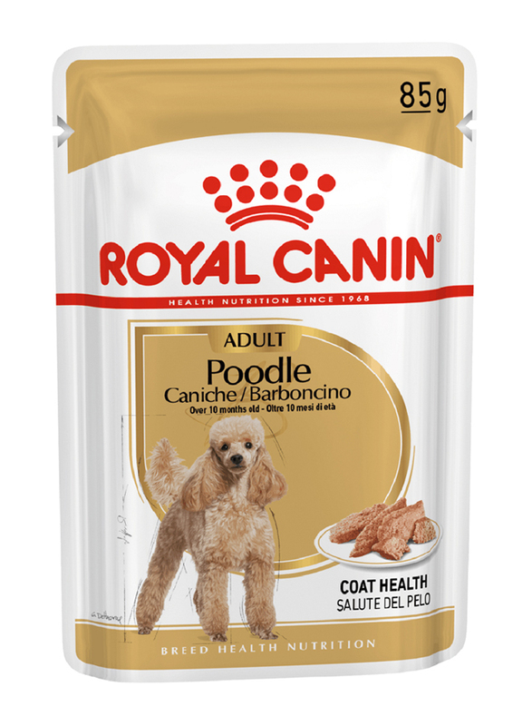 Royal Canin Breed Health Nutrition Poodle Adult Wet Dog Food, 12 x 85g