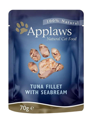 Applaws Natural Tuna Fillet with Seabream Cat Wet Food, 12 x 70g