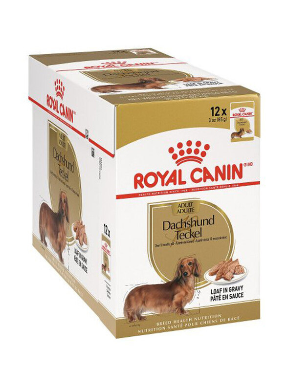 

Royal Canin Breed Health Nutrition Dachshund Adult Wet Dog Food, 12 x 85g