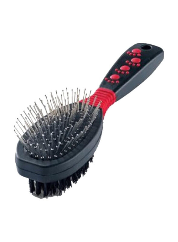 

Padovan Double Oval Pet Brush, Black