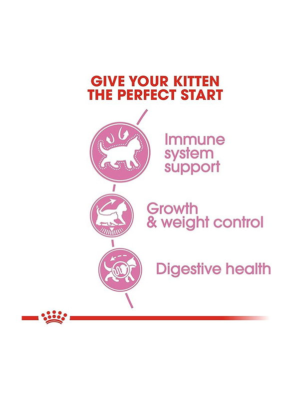 Royal Canin Feline Health Nutrition Second Age Sterilised Cat Dry Food for Up to 6-12 Months Kitten, 2 Kg