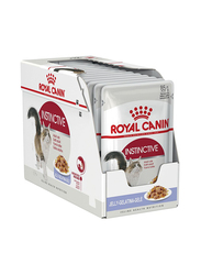 Royal Canin Feline Health Nutrition Instinctive Adult Wet Cat Food in Jelly, 1+ Years, 12 x 85g