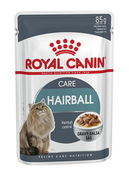 Royal Canin Feline Care Nutrition Hairball Control in Gravy Salsa Adult Wet Cat Food, 85g