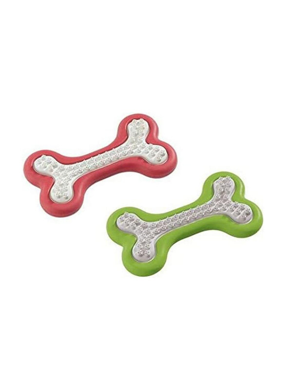 

Ferplast 8cm Dental Bone Toy for Dogs, Assorted Colours