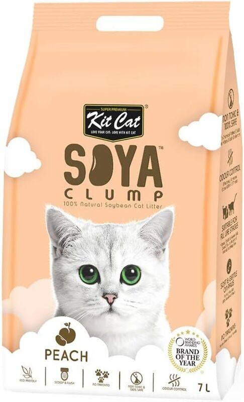 

Kit Cat KITCAT SOYA CLUMPING CAT LITTER PEACH 7L X 6PCS