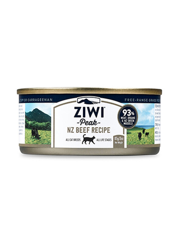 

Ziwi Peak New Zealand Beef Recipe Wet Cat Food, 85g