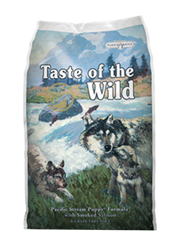 Taste of the Wild Pacific Stream Puppy Recipe with Smoked Salmon Grain Free Dry Dog Food, 2.27 Kg