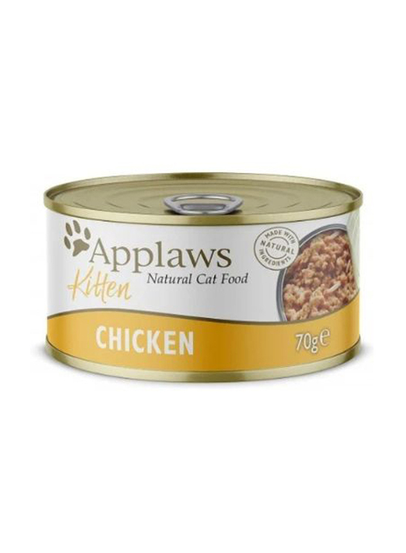 

Applaws Natural with Chicken for Kitten Wet Cat Food, 70g