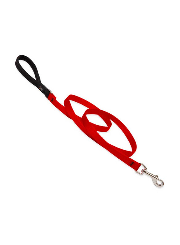 

Lupine Basics Dog Leash with Padded Handle, 122cm, Red