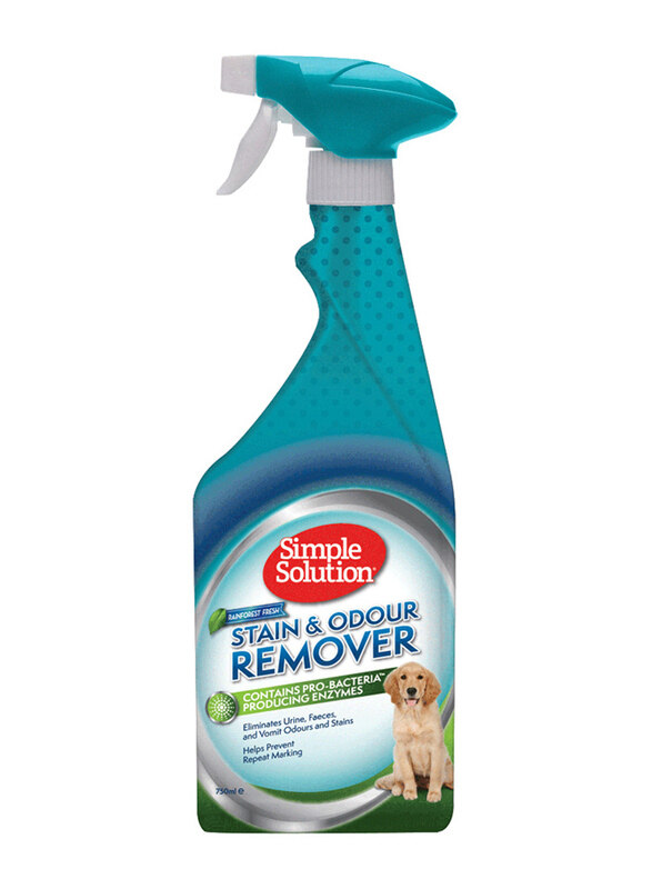 

Simple Solution Rainforest Fresh Scented Stain & Odor Remover, 750ml, Green