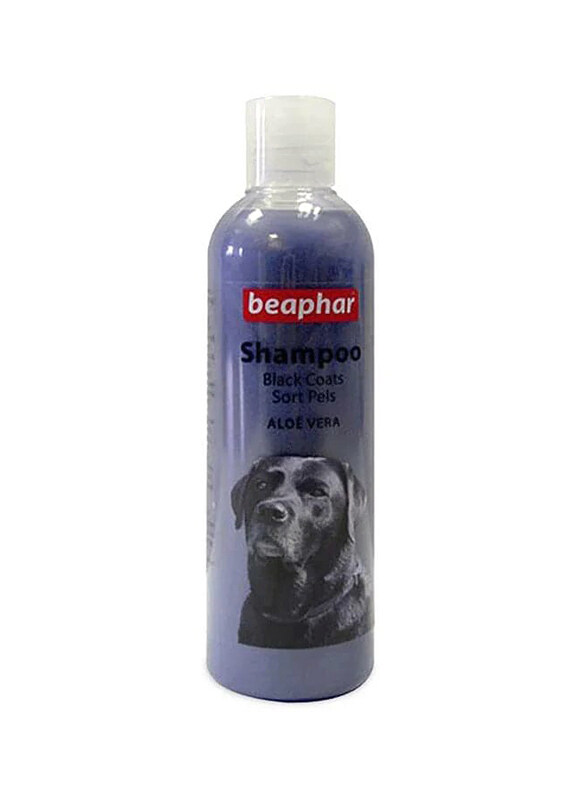 

Beaphar Aloe Vera Black Coated Dogs Shampoo, 250ml, Black