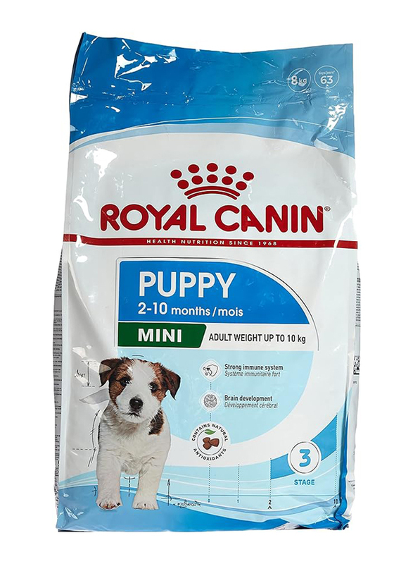 Royal Canin Puppy Mini Dry Food for Dogs for Up to 10kg Dogs, 8 Kg