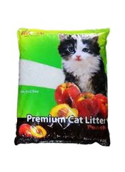 Sumo Cat Premium Clumping Peach Scent Cat Litter, 10 Liter, White