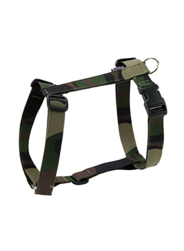 

Bobby 1.6cm Nylon Dog Harness, Small, Camouflage