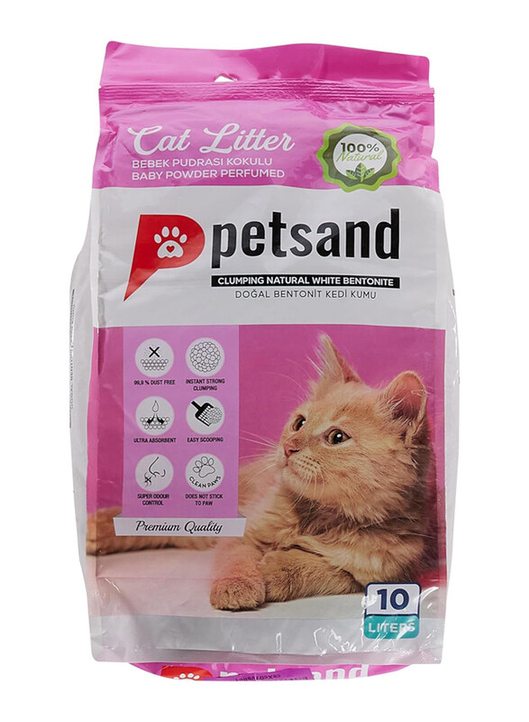 

Petsand Baby Powder Cat Litter, 10 Ltr, Multicolour