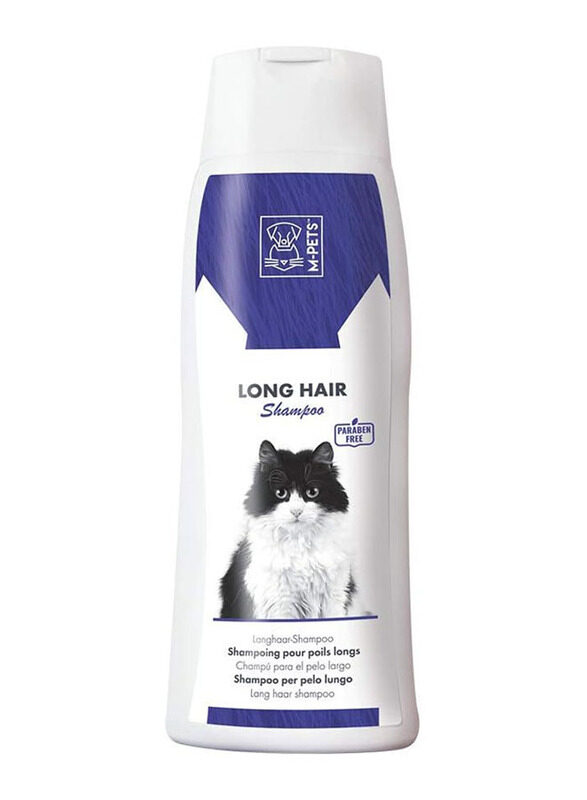 

M-Pets 250ml Long Hair Cat Shampoo, Multicolour