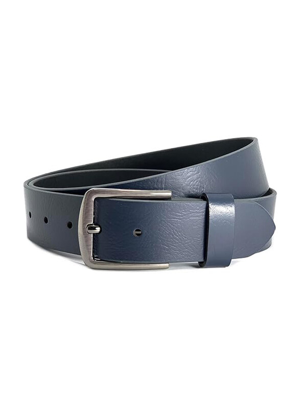 

Classic Milano Mens Semi Casual Belt with Pin Buckle, Genuine Leather, PTX-408 Osaka, 36, Blue