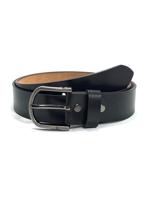 

Force Mens Classic Design Casual Belt, Leather, 44, 83782-4, Black