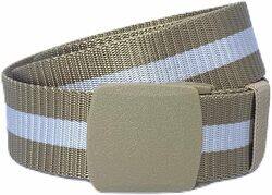 Classic Milano Mens Belt Nylon Webbing Canvas Outdoor Web Belt men with Automatic Click Buckle Belt for Men in the Gift Box