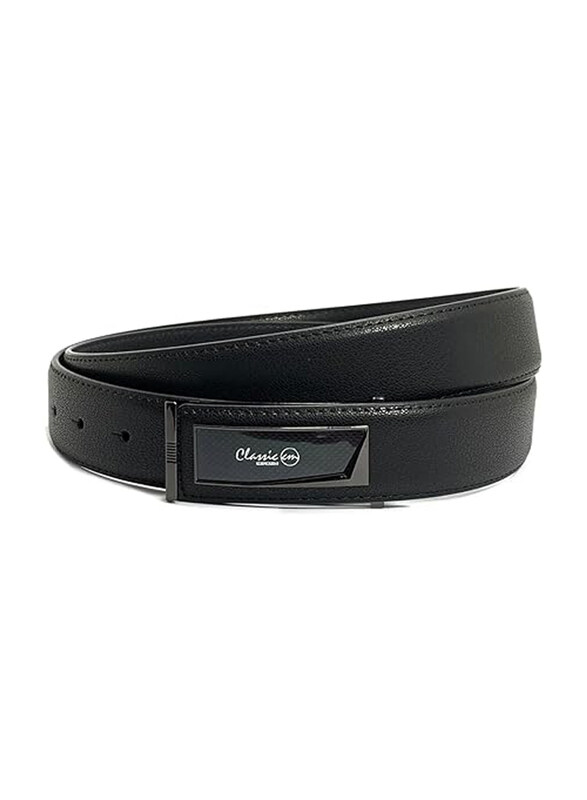 

Classic Milano Mens Ratchet Dress Belt with Automatic Click Buckle, Leather, 38, ED-2-103_TDK-40094, Black