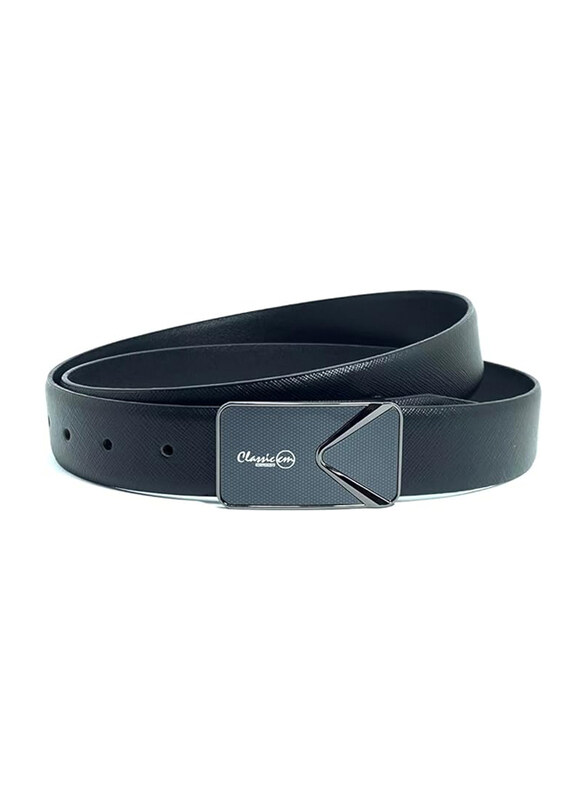 

Classic Milano Mens Handmade Pure Italian Quality Formal Belt, Genuine Leather, PRF-2356 Safiano P35-HQ3, 42, Black