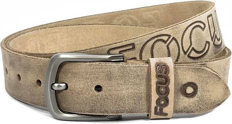 

FOCUS Natural Leather Belt for Men Real Leather Belt Men, Men’s Leather Belt with No Added Colors Casual Belt, Party Wear Men's Belt with Gift Box