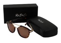 Rusace Sunglasses Gold Unisex 56 Brown Lens - Rus2001-C03