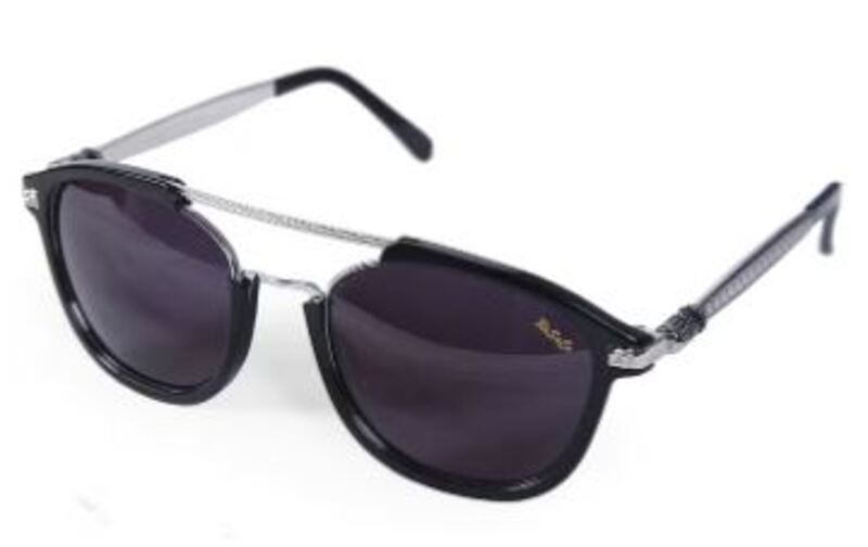 Rusace Sunglasses Silver Unisex 56 Black Lens - Rus2001-C02