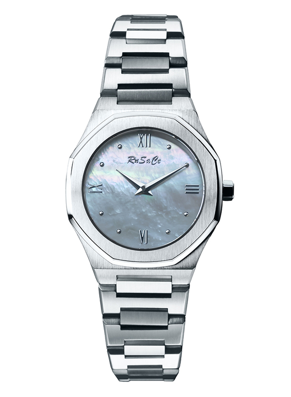 Rusace Analog Watch for Women with Stainless Steel Band, RSC-L70469-SMSL, Silver