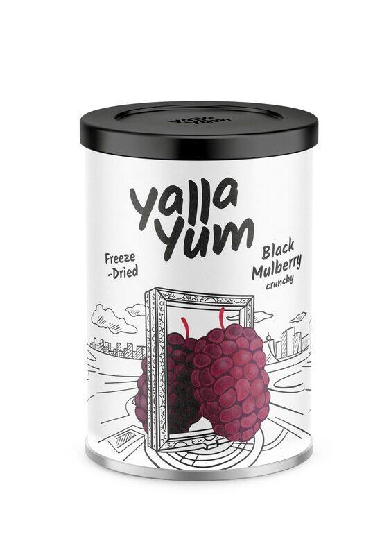 

Yallayum Freeze Dried Crunchy Black Mulberry