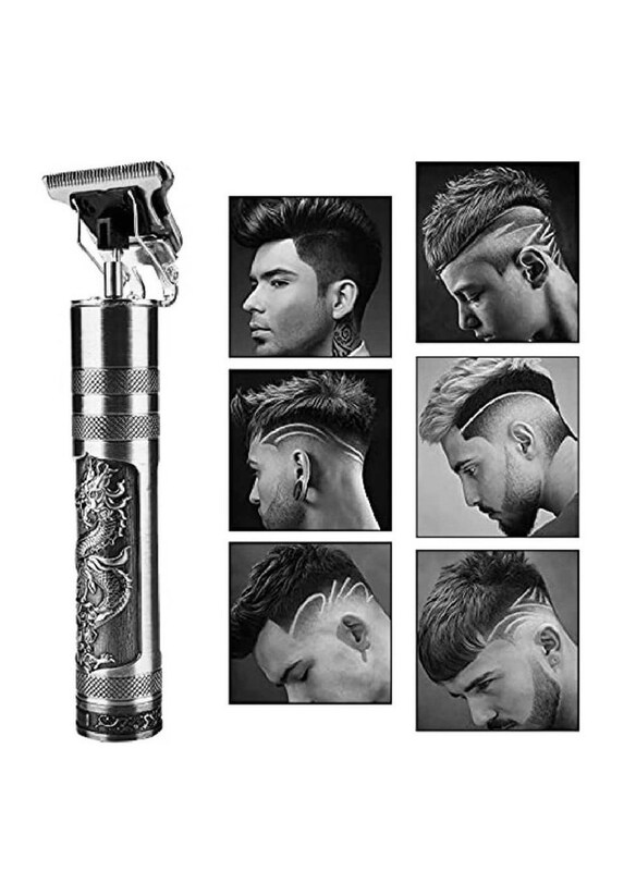 

Xiuwoo Electric Pro Li Outline Trimmer T Blade Trimmer Grooming Cordless Rechargeable Trimmer Hair Clipper, Silver