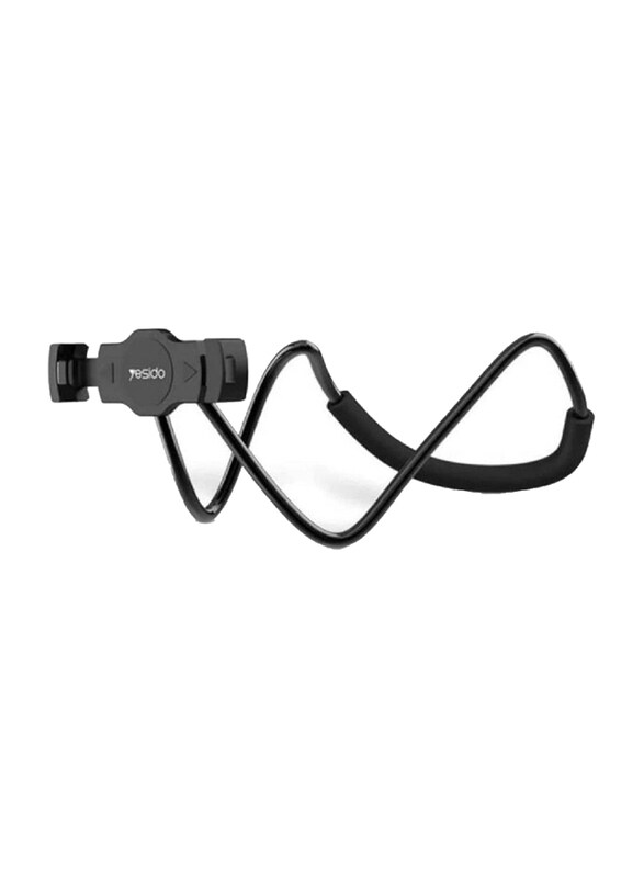 

Yesido Neck Mounted Lazy Holder Free Rotating Stand, Black
