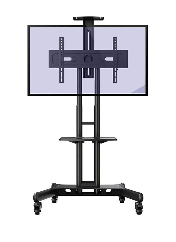 

Generic TV Rolling Stand Trolley Cart Mount On Wheels For 32-75 Inch HDR LED LCD Screens Black