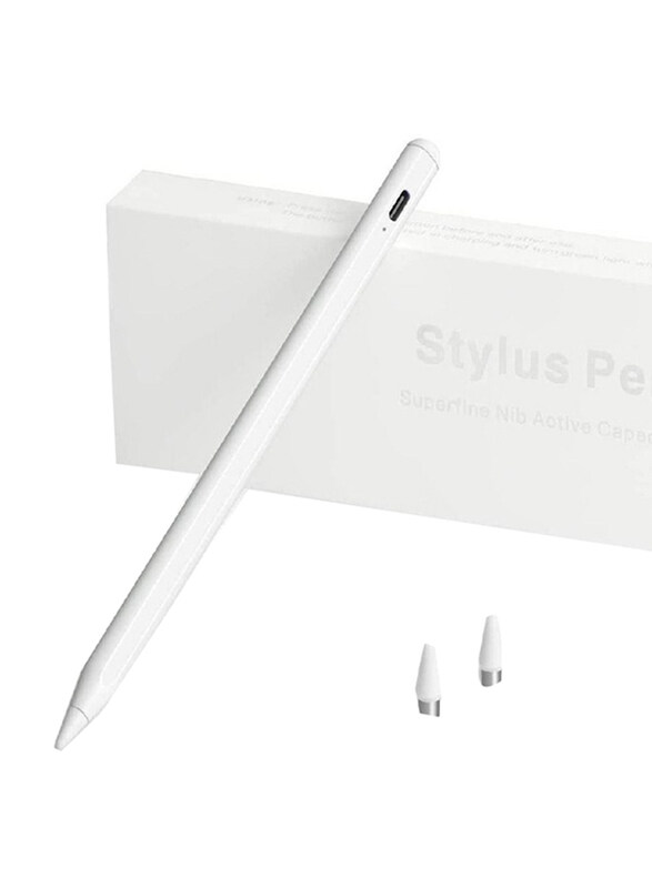 

Generic Stylus Rechargeable Pen for Touch Screens, Android & iOS, White
