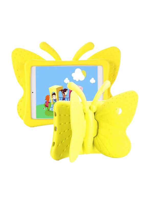 

Generic Apple iPad Air 9.7-Inch Kids EVA Butterfly Stand Light Weight Tablet Case Cover, Yellow