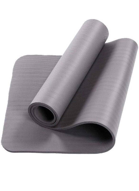 

Generic Extra Thick Non-Slip Yoga Mats For Fitness, Gym Exercise Pads Home Fitness, Grey