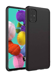 Samsung Galaxy M51 Protective Soft Silicone Mobile Phone Case Cover, Black