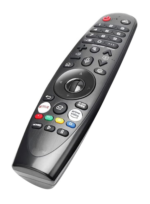 

Ics Replacement Magic Remote Control for LG Smart TV, Prime Video & Netflix Hotkeys, Black