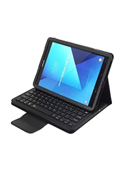 Ntech Magnetically Detachable Wireless Bluetooth English Keyboard with Slim Lightweight Stand Cover for Samsung Galaxy Tab A7 10.4'' (2020) Sm-T500/T505/T507, Black