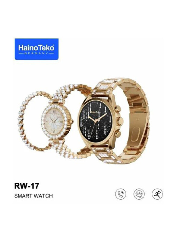 

Haino Teko Watch RW-17 Smartwatches, Gold Case With Gold Sport Band