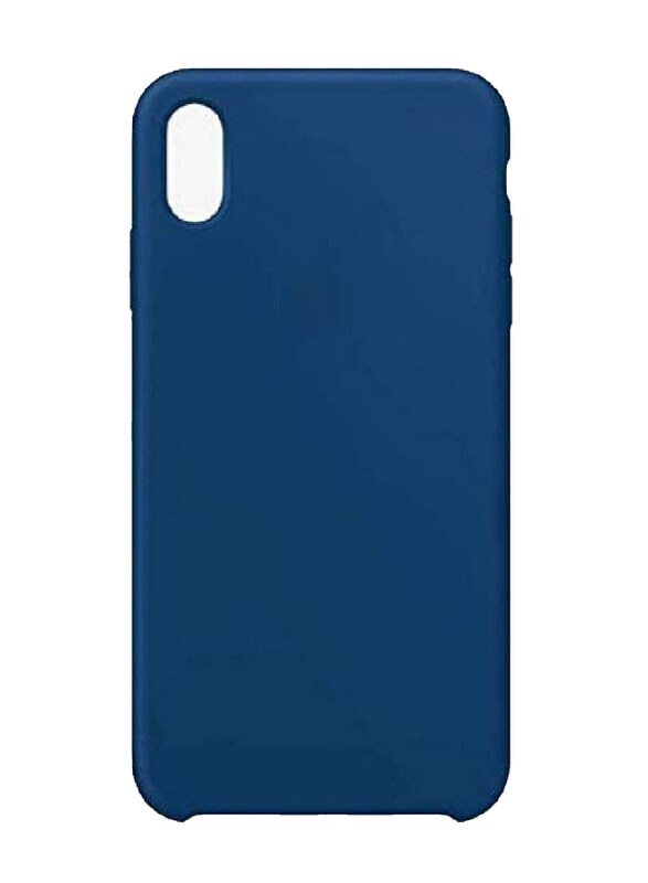 

Generic Apple iPhone Xs Max Protective Soft Silicone Mobile Phone Back Case Cover, Blue