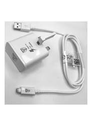 3-Pin Charging Adapter With USB Cable Off-White