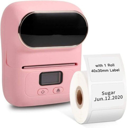 Portable Bluetooth Sticker Machine Label Maker, Pink